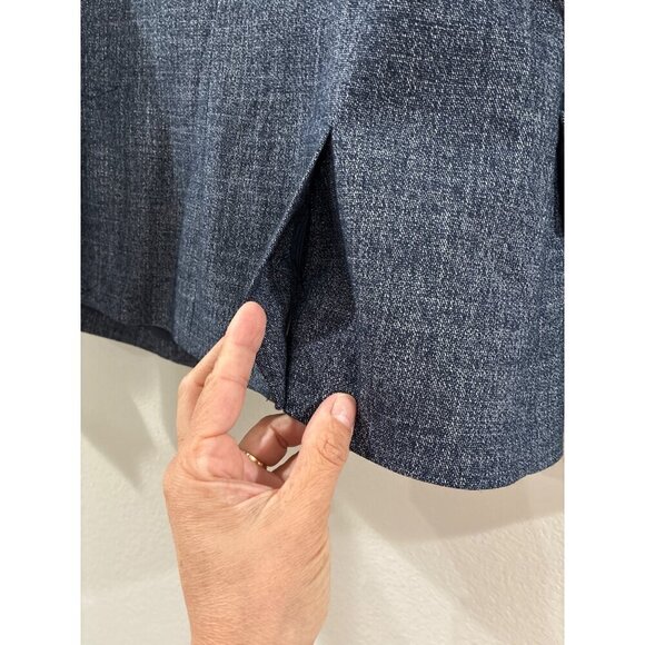 The Limited Collection womens career Blazer color Blue pockets 2 buttons front - Picture 6 of 10